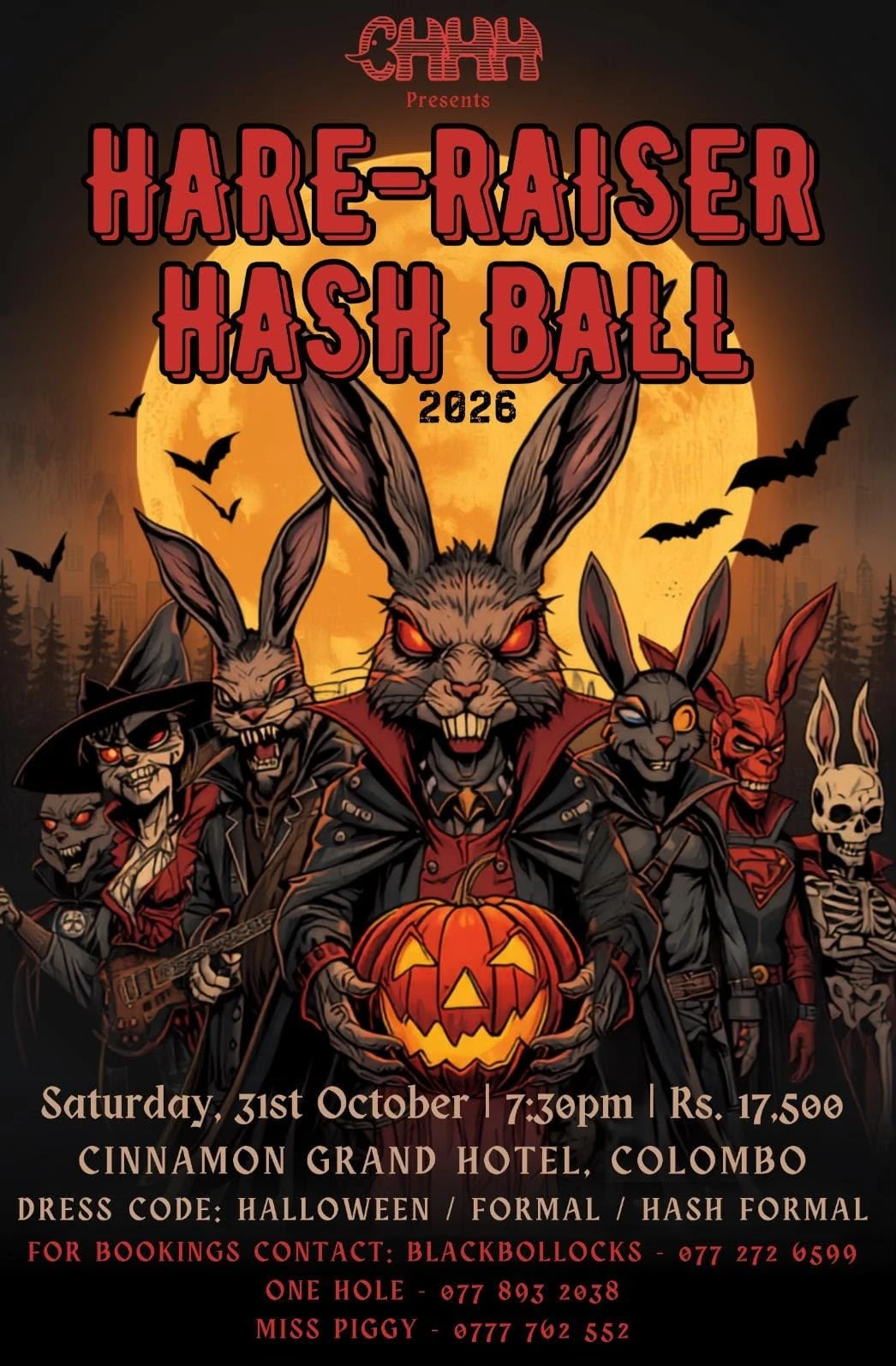 Hair Raiser Hash Ball 2026 flyer